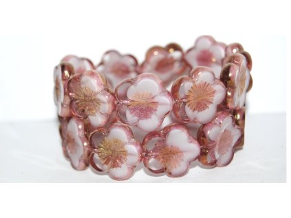 Table cut beads-Hibiscus 20mm