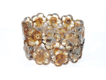 Table cut beads-Hibiscus 20mm