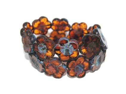 Table cut beads-Hibiscus 20mm