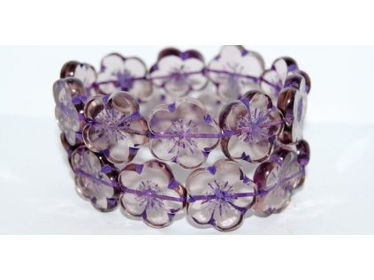 Table cut beads-Hibiscus 20mm