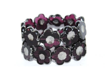 Table cut beads-Hibiscus 20mm