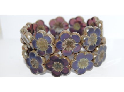 Table cut beads-Hibiscus 20mm