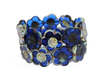 Table cut beads-Hibiscus 20mm