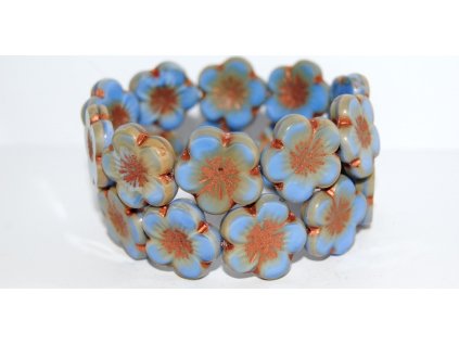 Table cut beads-Hibiscus 20mm