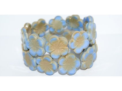 Table cut beads-Hibiscus 20mm