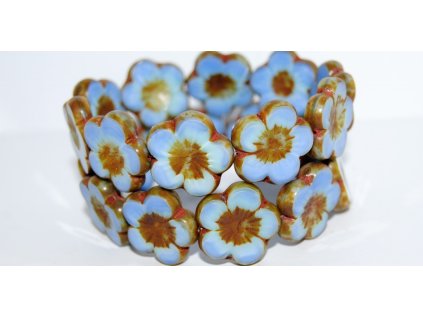 Table cut beads-Hibiscus 20mm