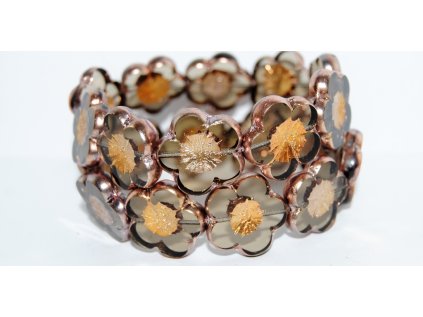 Table cut beads-Hibiscus 20mm