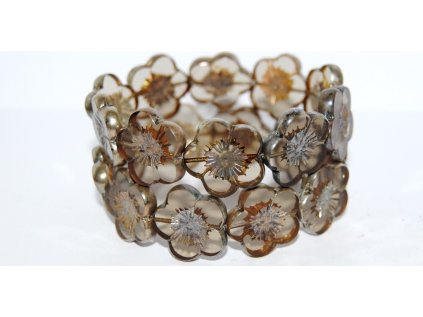 Table cut beads-Hibiscus 20mm