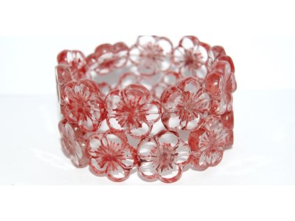 Table cut beads-Hibiscus 20mm