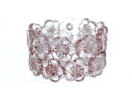 Table cut beads-Hibiscus 20mm