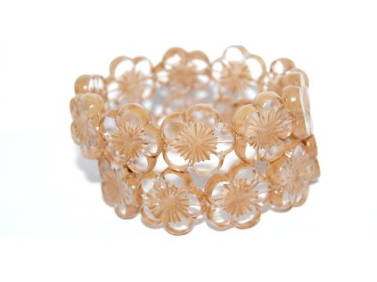 Table cut beads-Hibiscus 20mm