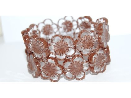 Table cut beads-Hibiscus 20mm