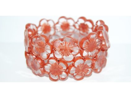 Table cut beads-Hibiscus 20mm