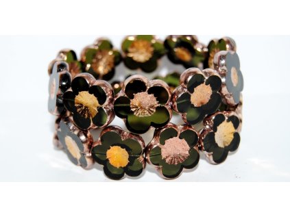 Table cut beads-Hibiscus 20mm