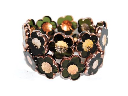 Table cut beads-Hibiscus 20mm