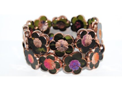 Table cut beads-Hibiscus 20mm