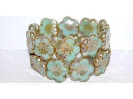 Table cut beads-Hibiscus 20mm