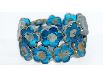 Table cut beads-Hibiscus 20mm