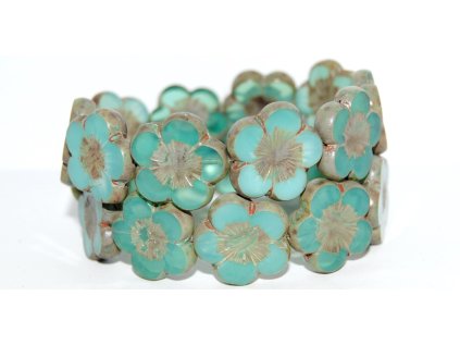 Table cut beads-Hibiscus 20mm