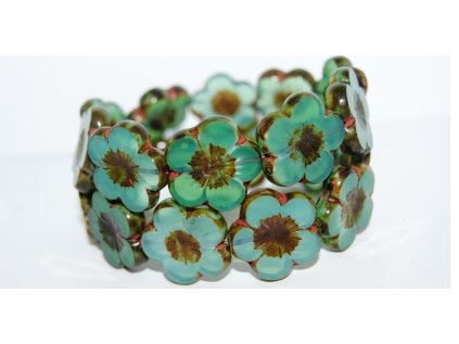 Table cut beads-Hibiscus 20mm