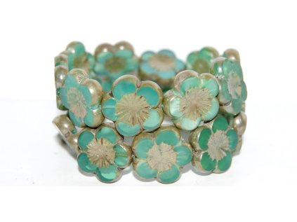 Table cut beads-Hibiscus 20mm