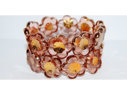 Table cut beads-Hibiscus 20mm