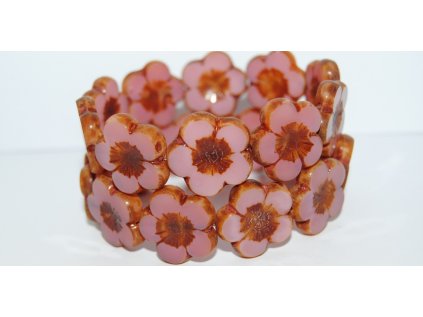 Table cut beads-Hibiscus 20mm