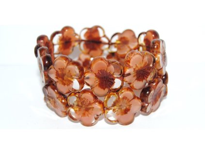 Table cut beads-Hibiscus 20mm