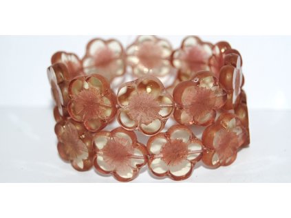 Table cut beads-Hibiscus 20mm