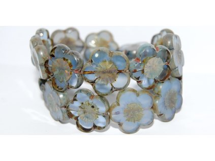 Table cut beads-Hibiscus 20mm