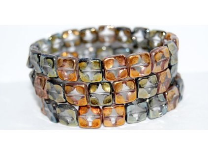 Table cut beads -Squares 11mm