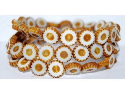 Table cut beads - Daisy 12mm