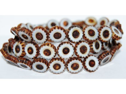Table cut beads - Daisy 12mm