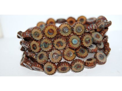 Table cut beads - Daisy 12mm