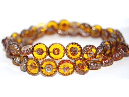 Table cut beads - Daisy 12mm