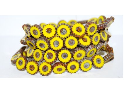 Table cut beads - Daisy 12mm
