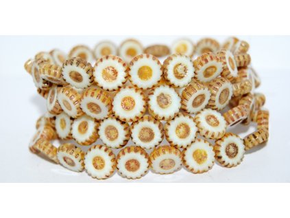 Table cut beads - Daisy 12mm