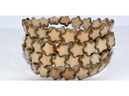 Table cut beads - Star -12mm