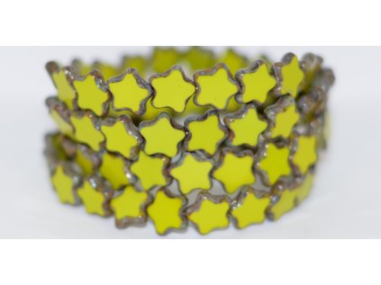 Table cut beads - Star -12mm