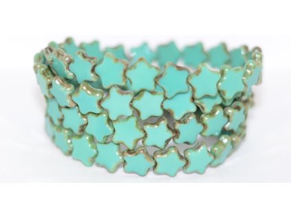 Table cut beads - Star -12mm