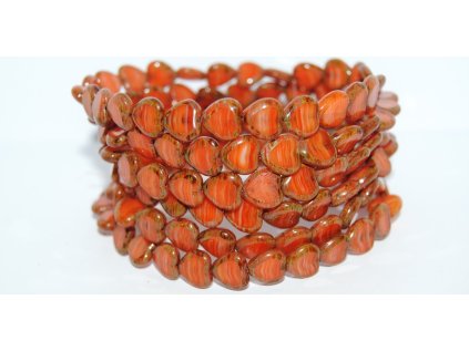 Hearts -10mm - Table Cut Beads