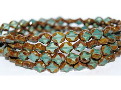 Table cut beads 9x8mm
