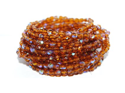 Fire polished beads 4mm