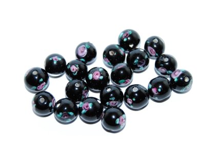 Lamp Beads - Flower in the bead - 10mm
