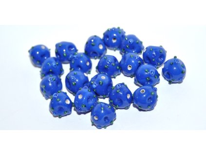 Lamp Beads - Flower in the bead - 10mm -as triangle