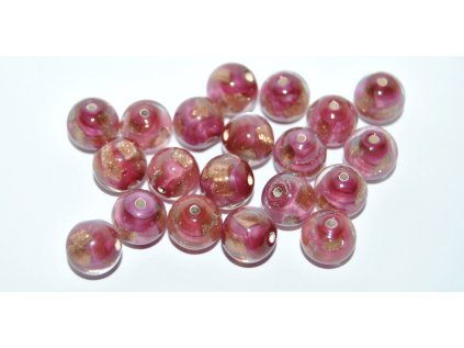 Lamp Beads - 10mm -with Aventurine