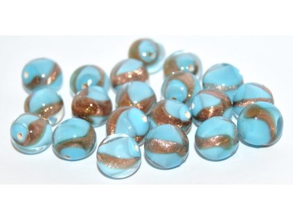Lamp Beads - 10mm -with Aventurine