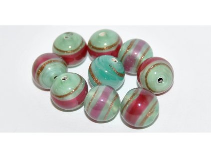 Lamp Beads - 10mm -with Aventurine