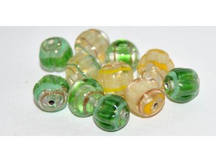 Lamp Beads - 10mm -with Aventurine