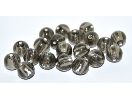 Lamp Beads - 10mm -with Silver plates